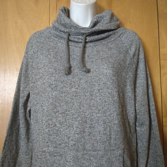 Derek Heart Women's Medium Long Sleeve Green Cowl Neck Pullover Sweater - Picture 2 of 4